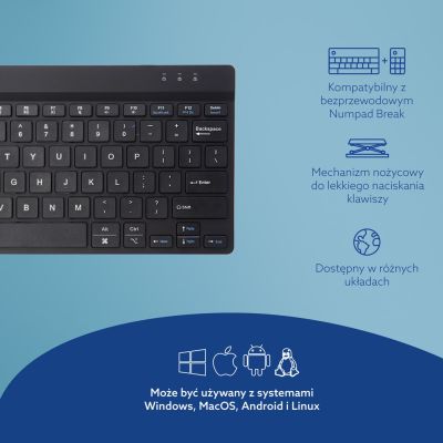 21. R-Go Compact Break Keyboard - Tastatur - Multifunktion