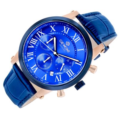 3. Giewont Chronograph Saphir Kupferblau Herrenuhr GW6260-A5