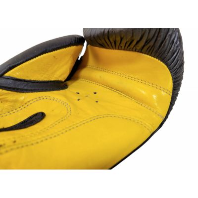 4. (W) TOP TEN FIGHT RTT-2 Boxhandschuhe 10 oz Schwarz und Gelb