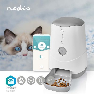 10. Nedis WIFIPET10CWT 3,7L WLAN-Futterspender für Haustiere