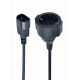2. GEMBIRD PC-SFC14M-01 Adapter (C14 / IEC C14 / IEC 320 C14 M - Schuko, Schuko F; 0,15 m; schwarz)