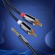 9. Ugreen AV116 10591 Audio-Miniklinkenkabel 3,5 mm (männlich) / 2RCA (männlich) 5 m – schwarz
