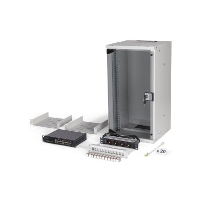 Digitus SOHO Pro Netzwerk-Kit, 254 mm (10") - 12U, 315 x 300 mm (B x T)