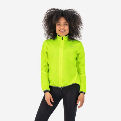 3. Rogelli Damen-Regenjacke ESSENTIAL Fluor XL