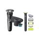 2. Philips Rasierer Serie 5000 S5898/79 Rotationsrasierer/Trimmer Chrom