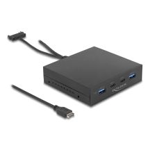 DELOCK Frontpanel 3,5" USB 3.2 Gen 2 mit 2 x USB-C + 2 x USB-A