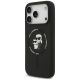 2. Karl Lagerfeld Silicone Karl&Choupette Ring MagSafe Hülle für iPhone 18 Pro Max / 17 Pro Max – schwarz