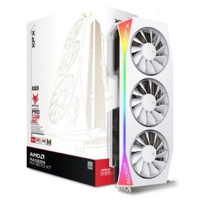 12. Grafikkarte XFX Mercury RX 9070XT OC Wh Mag.A. 16GB