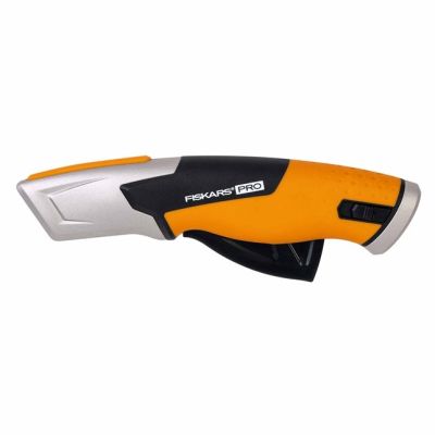 3. Fiskars 1062938 Schwarz-Oranges Rasiermesser