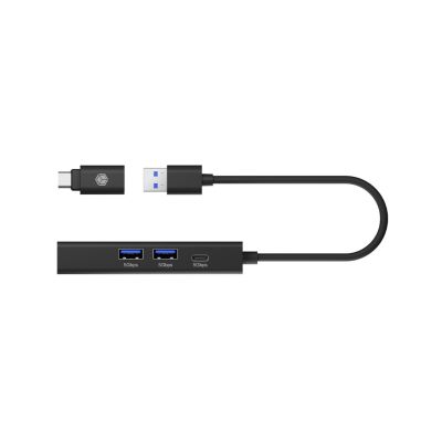 5. ICY BOX IB-HUB1439-LAN Kabelgebundener USB 3.2 Gen 1 (3.1 Gen 1) Typ-A Schwarz