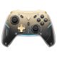2. Machenike G5Pro Premium Edition Kabelloser Gamecontroller mit Ladestation – Schwarz und Gold