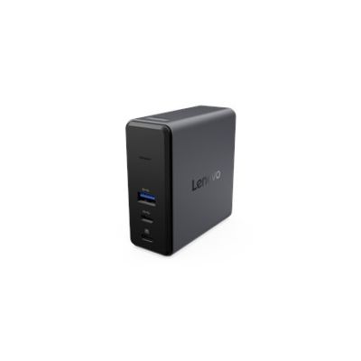 8. Lenovo X9 Ladestation mit GaN-Anbindung, kabelgebunden, USB 3.2 Gen 2 (3.1 Gen 2), Typ-C, Grau