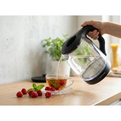 14. Esperanza YUKON EKK025K Wasserkocher (1500W 1,7l; transparent)