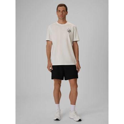 4. Lässiges Herren-T-Shirt mit Aufdruck 4F 4FRSS26TTSHM4296-11S