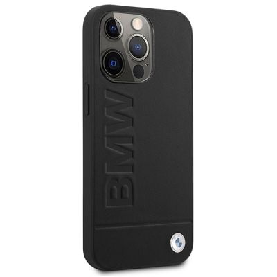 4. BMW Signature Logo Imprint MagSafe Case für iPhone 14 Pro Max – Schwarz