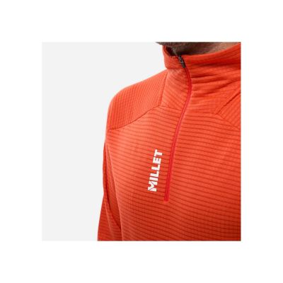 5. MILLET Parmelan Light Fleece Po M Herren-Sweatshirt rot