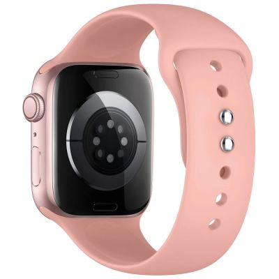 2. Tech-Protect Silikonarmband für Apple Watch 44 / 45 / 46 / 49 mm – Pink