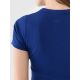 6. Schmales geripptes Damen-T-Shirt 4F 4FWSS25TTSHF1968-30S