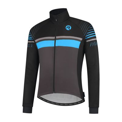 Rogelli HERO Jacke schwarz und blau L