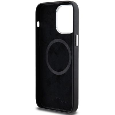 7. BMW Signature Wrapped Metal MagSafe Hülle für iPhone 15 Pro Max – Schwarz