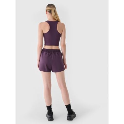 5. Schnelltrocknende Damen-Laufshorts 4F 4FWAW24TFSHF0758-50S