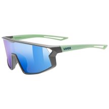 Uvex skyryse jr. Mehrsportbrille für Jungen und Mädchen, Vollrandfassung, Schwarz, Grün