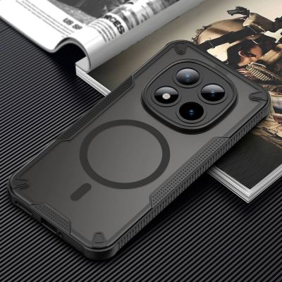 5. Tech-Protect Rugged Shield MagSafe Hülle für Xiaomi Poco M8 Pro / Xiaomi Redmi Note 15 Pro+ 5G - Schwarz