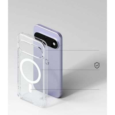 6. Ringke Fusion Magnetische MagSafe-Hülle für Google Pixel 11 – Transparent