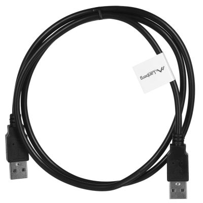 3. LANBERG USB-A 2.0 Stecker/Stecker Kabel 1 m Schwarz CA-USBA-20CU-0010-BK