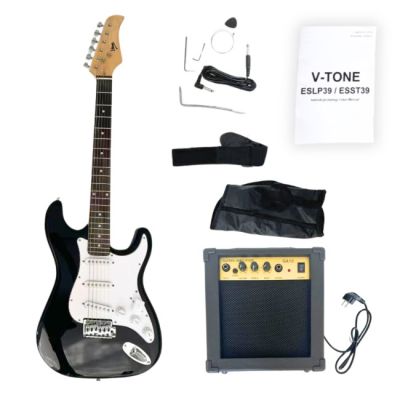 V-TONE ESST39 BK 4/4 Stratocaster E-Gitarre