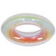 2. Schwimmring 90 cm Regenbogen Glitzer Orange 35644