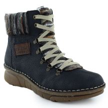 Marineblaue Damen-Ankle-Boots Rieker 73343-15