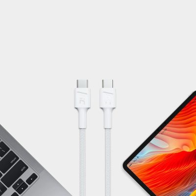 3. GREEN CELL CABLE KABGC29W GC POWERSTREAM USB-C - USB-C 200CM, POWER DELIVERY 60W, ULTRA CHARGE, QC 3.0, WHITE