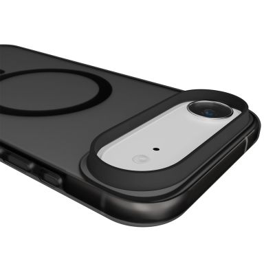 5. Puro Daylight Magsafe kompatible Silikonhülle für iPhone 17 Air – durchscheinendes Schwarz