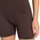 4. adidas Workout Essentials Strickleggings für Damen, 4 Zoll, Braun KE5841