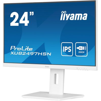 6. LCD-Monitor 23,8" iiyama ProLite XUB2497HSN-W2 60,5 cm 1920 x 1080 Pixel Full HD LED Weiß
