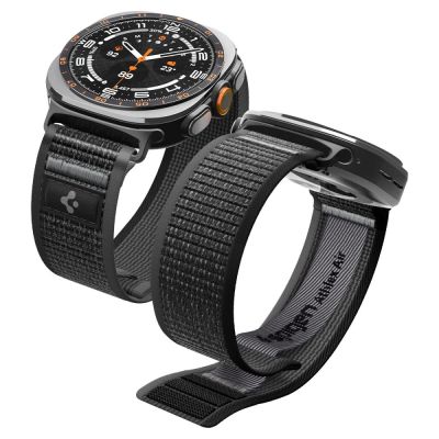 Spigen Athlex Air Armband für Samsung Galaxy Watch Ultra 47 mm – Schwarz und Grau