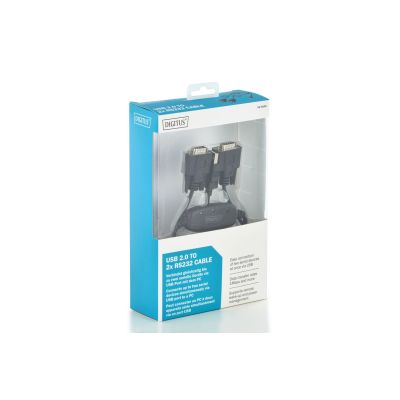 2. DIGITUS USB 2.0 auf 2xRS232 Kabel