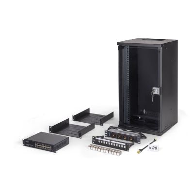 Digitus SOHO Pro Netzwerk-Kit, 254 mm (10") - 12U, 315 x 300 mm (B x T)