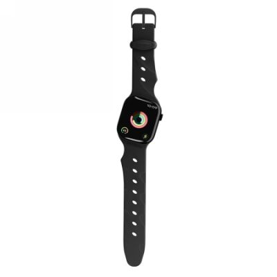 3. Decoded Silikon Ares Splice Band für Apple Watch 40/41/42 mm – Schwarz