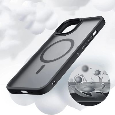 5. Tech-Protect MagMat MagSafe Hülle für iPhone 14 – Mattschwarz