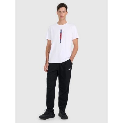 2. Herren-T-Shirt mit Aufdruck, regulär, Größe 4F 4FRAW25TTSHM3225-10S