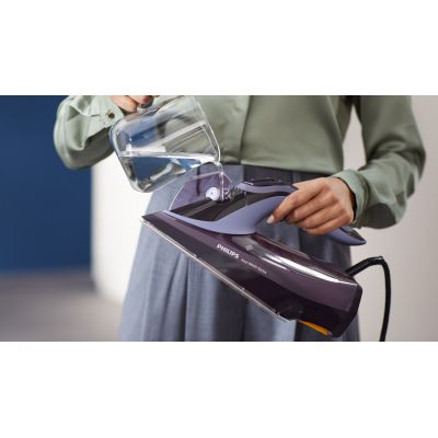 17. Philips | DST8021/30 | Dampfbügeleisen | Kontinuierlicher Dampf 55 g/min | Dampfstoß 240 g/min | Lila