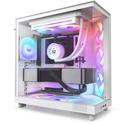 6. NZXT RF-U24HF-W1 Computer-Kühlsystem, Gehäuselüfter, Weiß