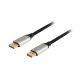Ausgestattet mit DisplayPort 1.4 Premium 8K/60Hz Edelstahl/Stahl 5,00 m schwarz