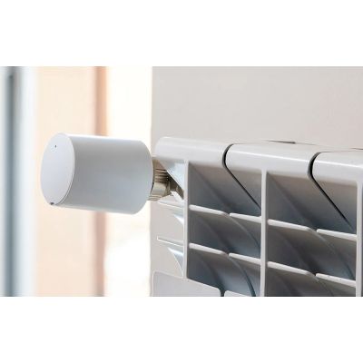 7. Shelly BLU TRV Thermostatkopf Weiß