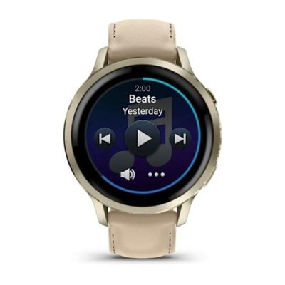 4. Garmin Venu 4, 41 mm AMOLED-Uhr in Hellsand