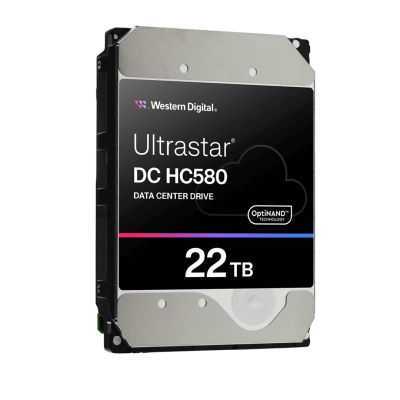3. Serverfestplatte HDD Western Digital Ultrastar DC HC580 WUH722422ALE6L4 (22 TB; 3,5"; SATA)