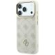 2. Guess Peony 4G MagSafe-Hülle mit kleinem Logo für iPhone 17 Pro / 18 Pro – Beige