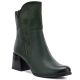 Grüne Damen-Ankle-Boots mit Blockabsatz, Modell M.Daszyński SA269-1